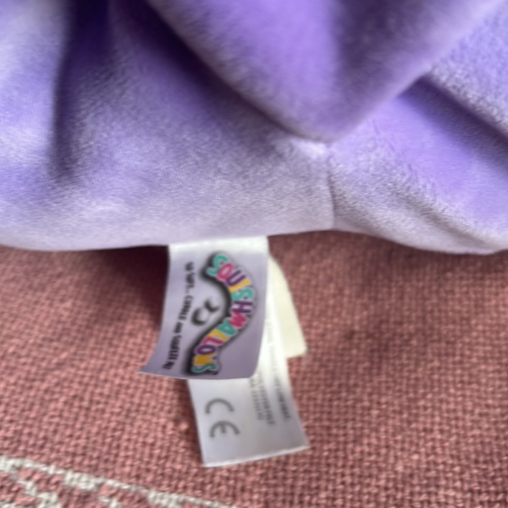Squishmallows Purple and White Owl Plush - Picture 3 of 3